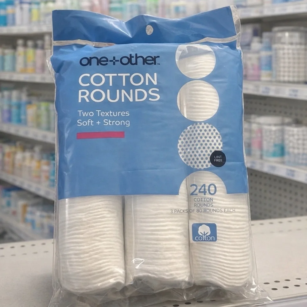 ✨5 For $25✨ one+other Cotton Rounds - White - Picture 1 of 2